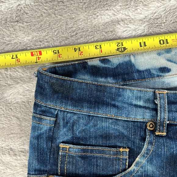 Fahrenkamp bleach, splattered, straight jeans size 10 - Picture 4 of 6